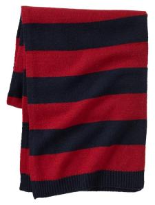 Rugby Stripe Scarf, $29.95; Gap